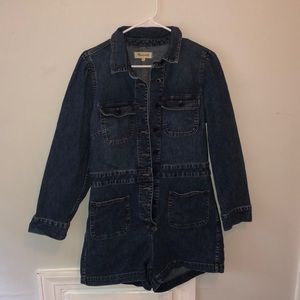 Madewell denim romper